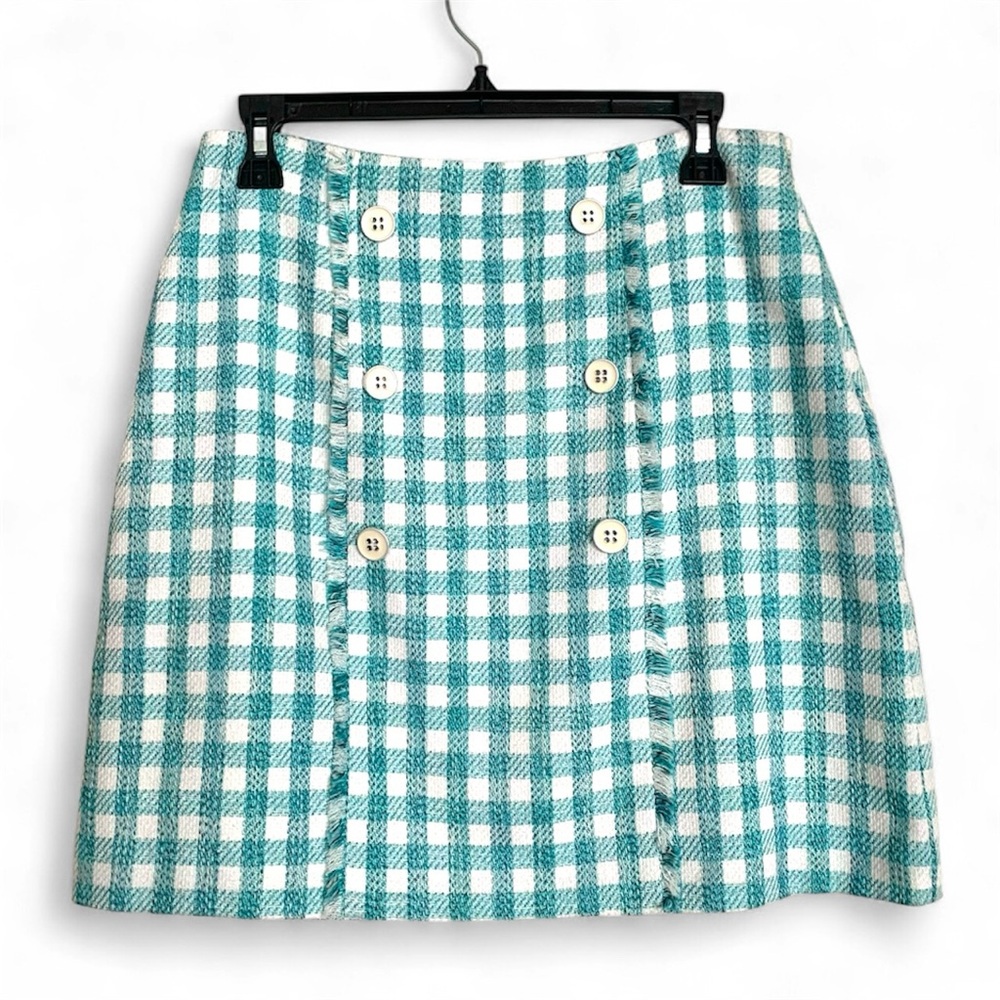 CeCe Plaid Mini Skirt